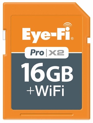 Pomnilniška kartica mini SD z Wi-Fi, Eye-Fi ProX2 s 16 GB