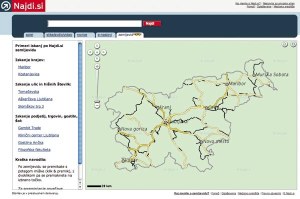 Spletni zemljevid Slovenije