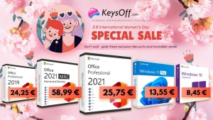 Keysoff prinaša poseben dan žena z doživljenjsko aktivacijo operacijskega sistema Windows in pisarniškega paketa Office od 10€!