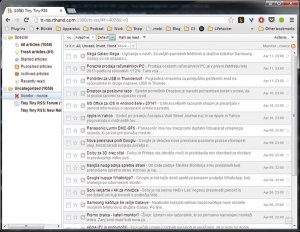 Tiny Tiny RSS je preprosto, a zanimivo orodje in namestitev ni pretirano težka.