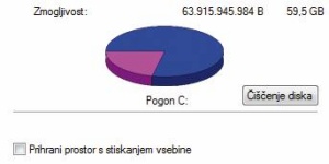 Pogoni SSD navadno lahko shranijo precej manj podatkov kot klasični diski, a pridobivanje zmogljivosti hrambe na račun stiskanja podatkov vsekakor ni priporočljiv korak.