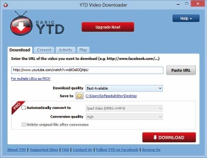 Program YTD Video Downloader prenesemo s strani www.ytddownloader.com. Podobnim orodjem pa se raje izogibajmo, če nismo prepričani o njihovem delovanju v praksi, saj jih za nečedne namene izkoriščajo tudi nepridipravi, ki tako prežijo na nič hudega sluteče uporabnike.