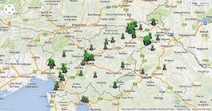 Lokacije več kot 300 odprtih točk po Sloveniji in širše 