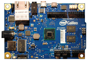 Intel Galileo z zgornje strani
