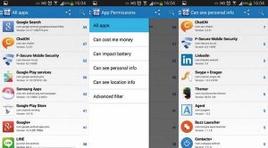 F-Secure za svojo varnostno aplikacijo trdi, da ne potrebuje grobih dovoljenj, lahko pa uporabniku odpre oči, kaj vse se na njegovi mobilni napravi dogaja.