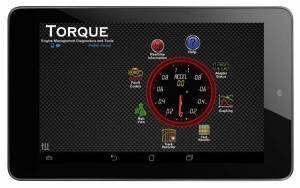 Osnovni menu programa Torque Pro