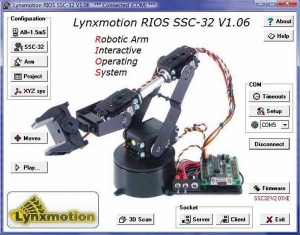 Programska oprema za učno/raziskovalno robotsko roko