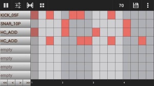 Preprosta vizualna podoba za programiranje bobnov