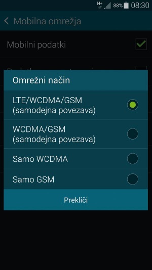 Hitri mobilni internet porabi precej energije in ustvari precej mobilnega prometa, zato ga je včasih dobro izklopiti.