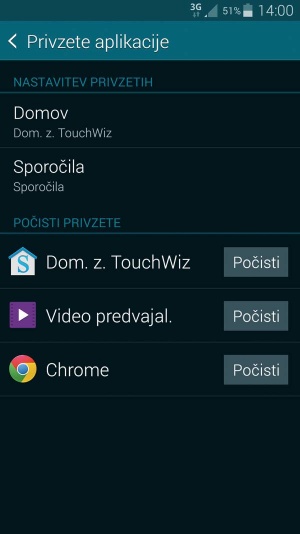 Nekateri novejši telefoni imajo privzete aplikacije za posamezna opravila priročno zbrane na enem mestu.