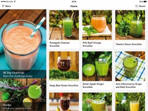 Priprava priljubljenih zmešančkov (angl. smoothie) je s popolno aplikacijo 30 Day Green Smoothie Challenge čisti užitek.