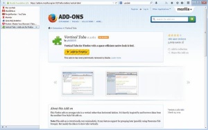 Razširitev Vertical Tabs ubere alternativno pot pri delu z zavihki. Prikaz v stranskem stolpcu namesto v zgornji vrstici pride prav predvsem uporabnikom z zasloni širokega formata.