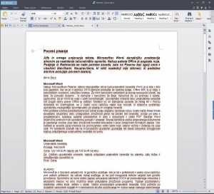 Kingsoft Writer je odličen klon Microsoftovega Worda, ki (večino) zmožnosti ponuja brezplačno.
