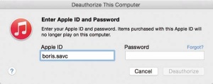 Pred prodajo rabljenega Maca je treba računalnik odjaviti s spletnih storitev, kot sta iTunes in iCloud.