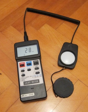 Luksmeter za merjenje osvetljenosti