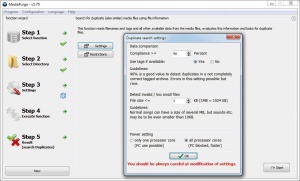 Program Mediapurge zna primerjati celo ujemanje dejanskega zvočnega zapisa datotek, zato je pri iskanju dvojnikov datotek še kako učinkovit.