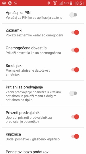 Minimalistično oblikovani Call Recorder – ACR zaznamuje obilje zmožnosti, med njimi tudi zaklepanje posnetkov.