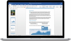 Do datotek v jabolčnem oblaku iCloud pridemo prek spletne pisarne Office 365 ali iz namiznih pisarniških programov Office 2016.