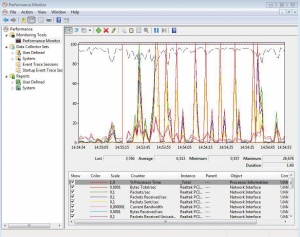 Performance Monitor, vgrajen v vse novejše sisteme Windows (tudi strežniške), je zmožen pokazati več sto različnih podatkov, poleg operacijskega sistema omogoča nadzor tudi nekaterih drugih programov.