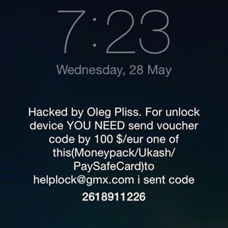 Eden izmed nenavadnejših izsiljevalskih virusov je bil Oleg Pliss, ki je uporabil funkcijo Find My iPhone.