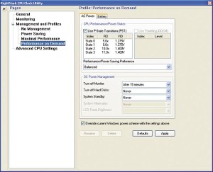 RightMark CPU Clock Utility