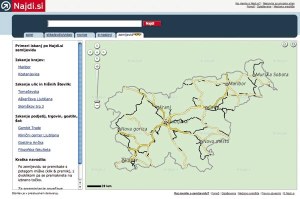 Spletni zemljevid Slovenije