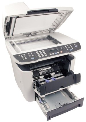 Tiskanje, branje, fotokopiranje in faksiranje - z laserjem