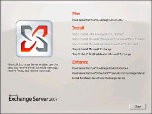 Microsoft Exchange 2007 SP1