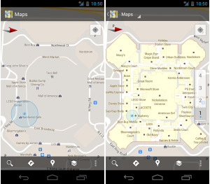 Google Maps 6.0 pomaga tudi v prostorih