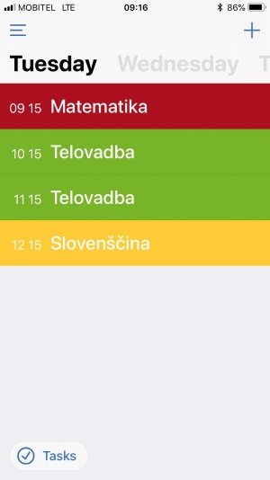 Nazaj v šolo – iOS