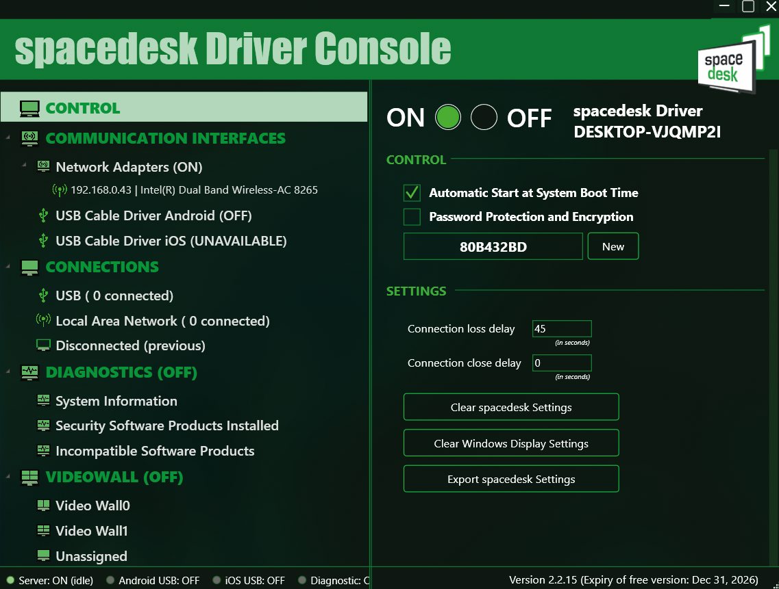 Spacedesk omogoča, da PC povežemo z več tablicami hkrati.