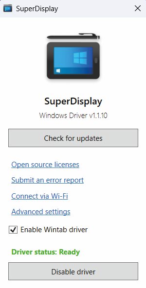SuperDisplay omogoča veliko hitrost osveževanja in odlično podpira digitalna pisala.