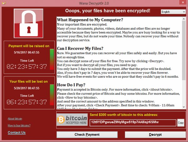 WannaCry je bil prvi globalni severnokorejski hekerski napad.