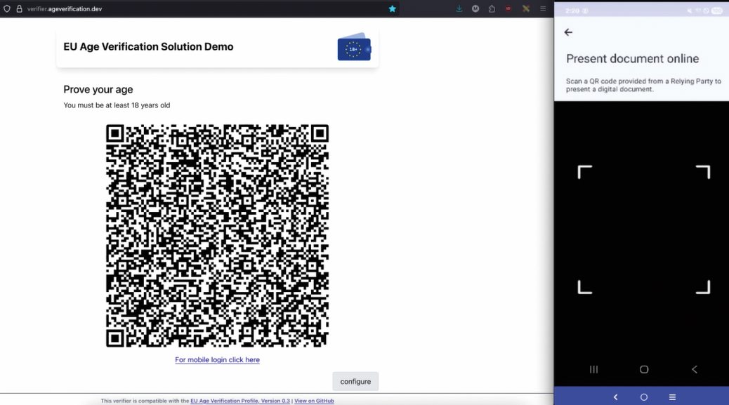 Strani bodo za uporabo evropskega sistema za preverjanje starosti izpisale kodo QR, ki jo bomo poskenirali z aplikacijo na telefonu.