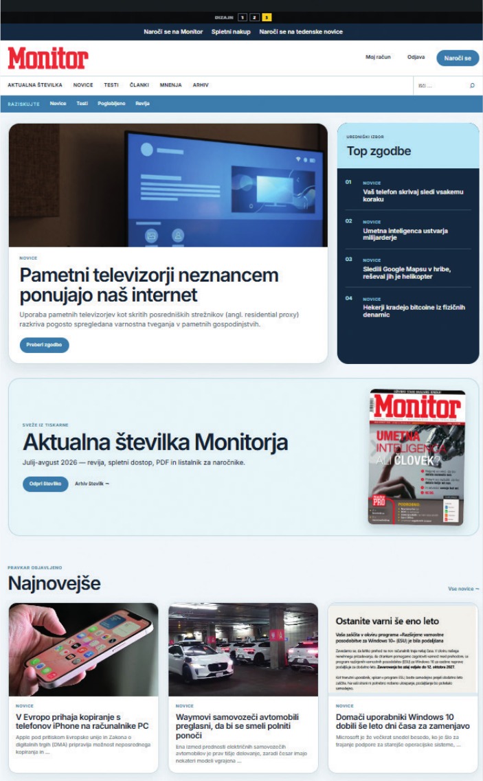 Testno WordPress okolje za preizkušanje oblikovalskih idej.