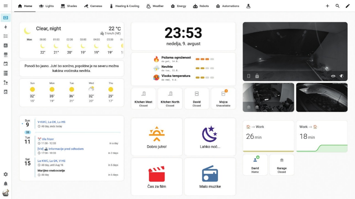 Upravljanje Home Assistant z UI deluje bolje, kot sem si predstavljal.