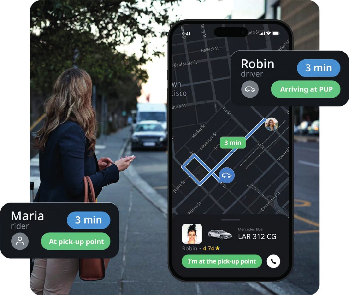 Tudi Uber uporablja zemljevide TomTom.