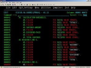 IBM Cobol za Linux na procesorjih x86