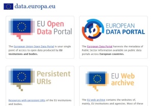 Data.europa.eu - enotni portal za evropske odprte podatke