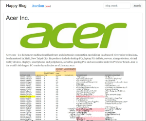 Izsiljevalski virus od Acerja zahteva 50 milijonov dolarjev