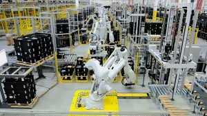 Robotizacija Amazonovih skladišč