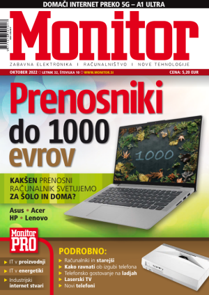 V novem Monitorju - prenosniki do 1000 evrov!