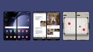 Samsung predstavil aplikacijo, s katero dva telefona iPhone delujeta kot Galaxy Fold