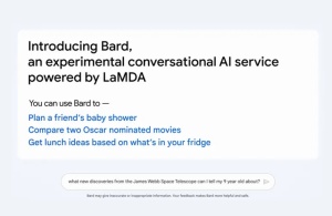Google predstavil nov program umetne inteligence Bard