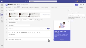 Skupinski zapiski za Microsoft Teams