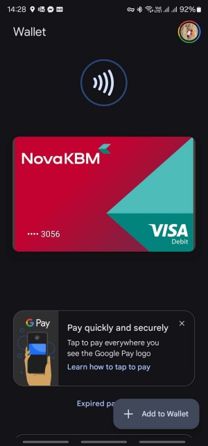 NKBM končno podprla Google Pay