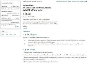 V Švici mora biti koda programov za javni sektor odprta