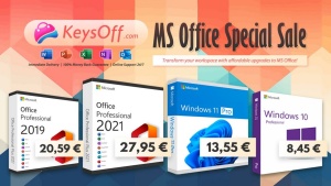 V okviru posebne ponudbe Keysoff ponuja nekaj nasvetov za varčevanje z denarjem za MS Office 2021 in Windows 11 že za 8€!