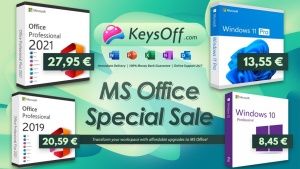 Z zagotovitvijo preizkušene programske opreme, kot je Microsoft Office, za 17€ pri Keysoff lahko naredite čudeže za svoje podjetje!