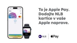 NLB zdaj omogoča plačila prek Apple Pay